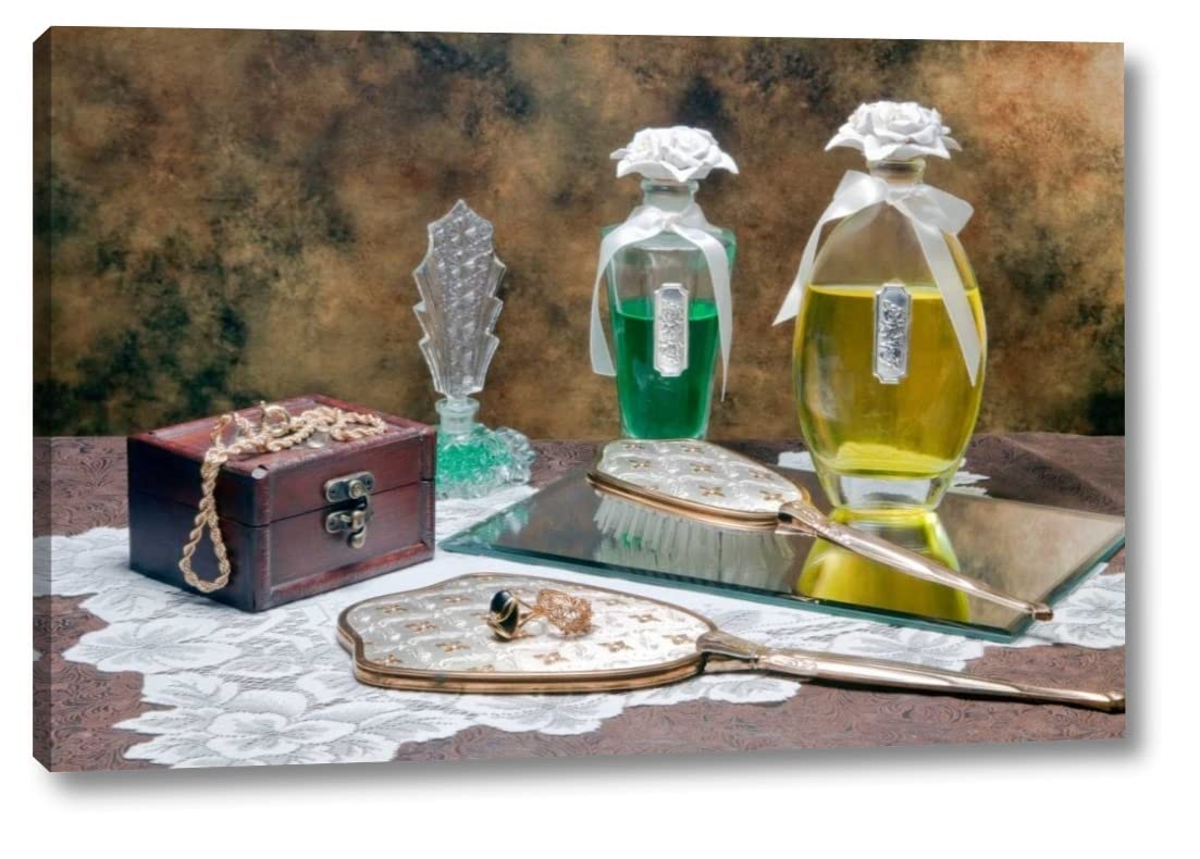 Vanity by C. Thomas McNemar - 11x16 Inch Canvas Wall Art Print, Gallery Wrapped Framed Painting, Ready to Hang - Perfect for Living Room, Bedroom & Office Decor