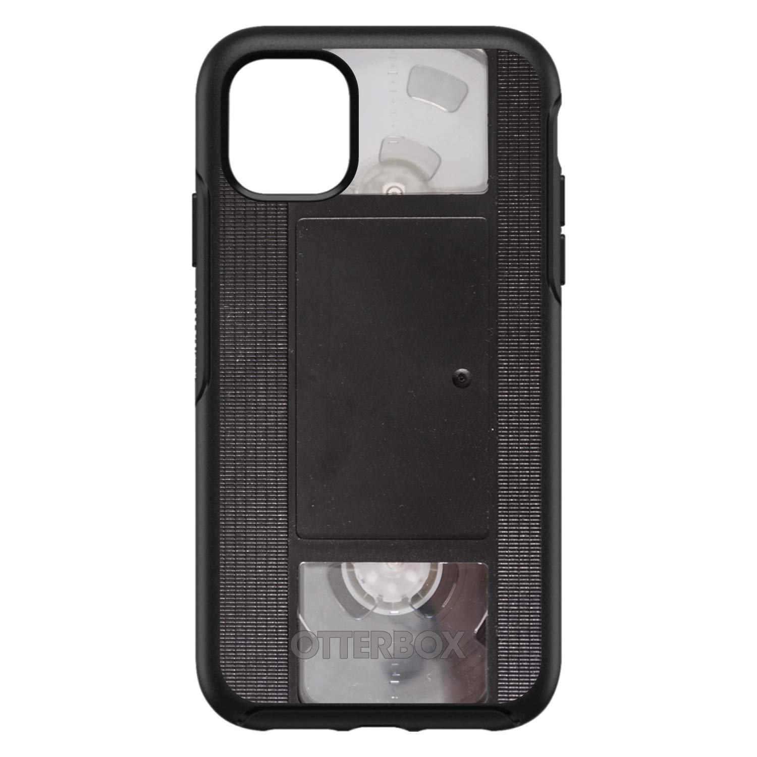 DistinctInk iPhone 11 Pro Case (5.8 Inch) - Slim Protective Cover Compatible with OtterBox Symmetry | Vintage VHS Tape Design | Perfect for Everyday Use & Travel Protection