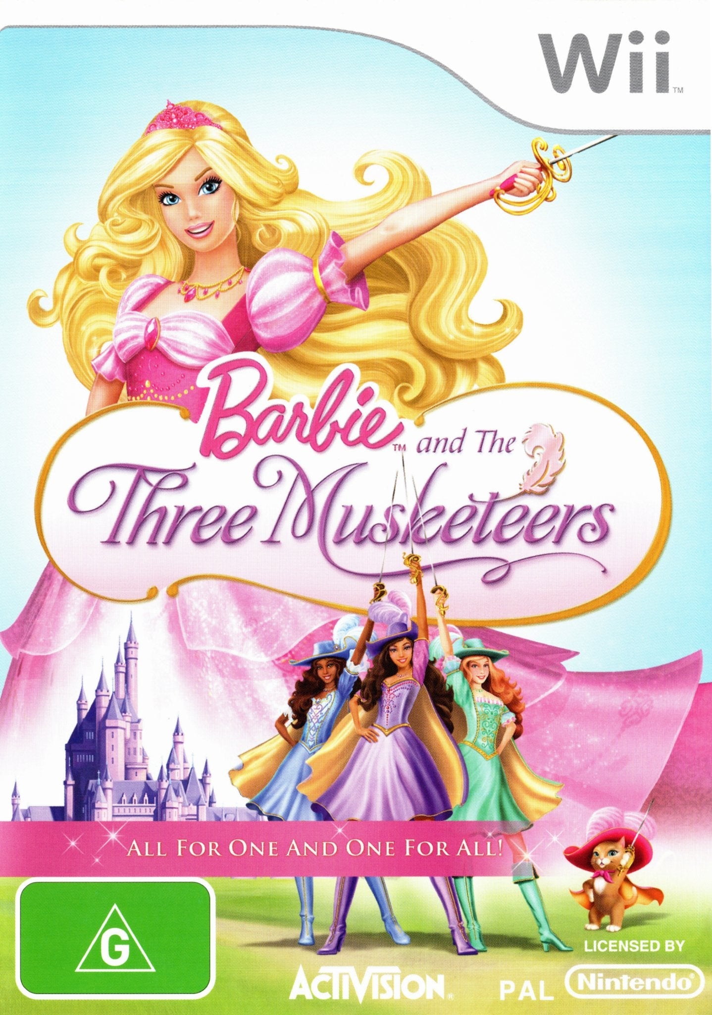 Barbie and the Three Musketeers - Nintendo Wii Game (PAL Version) | Fun Adventure Game for Kids & Family Game Night