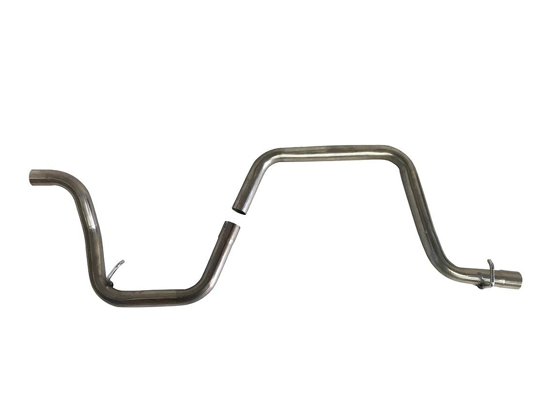 Stainless Steel Exhaust Resonator with Hangers & Bolts for 2004-2008 Chevy Malibu - Durable Performance Upgrade for Smoother Ride & Better Sound