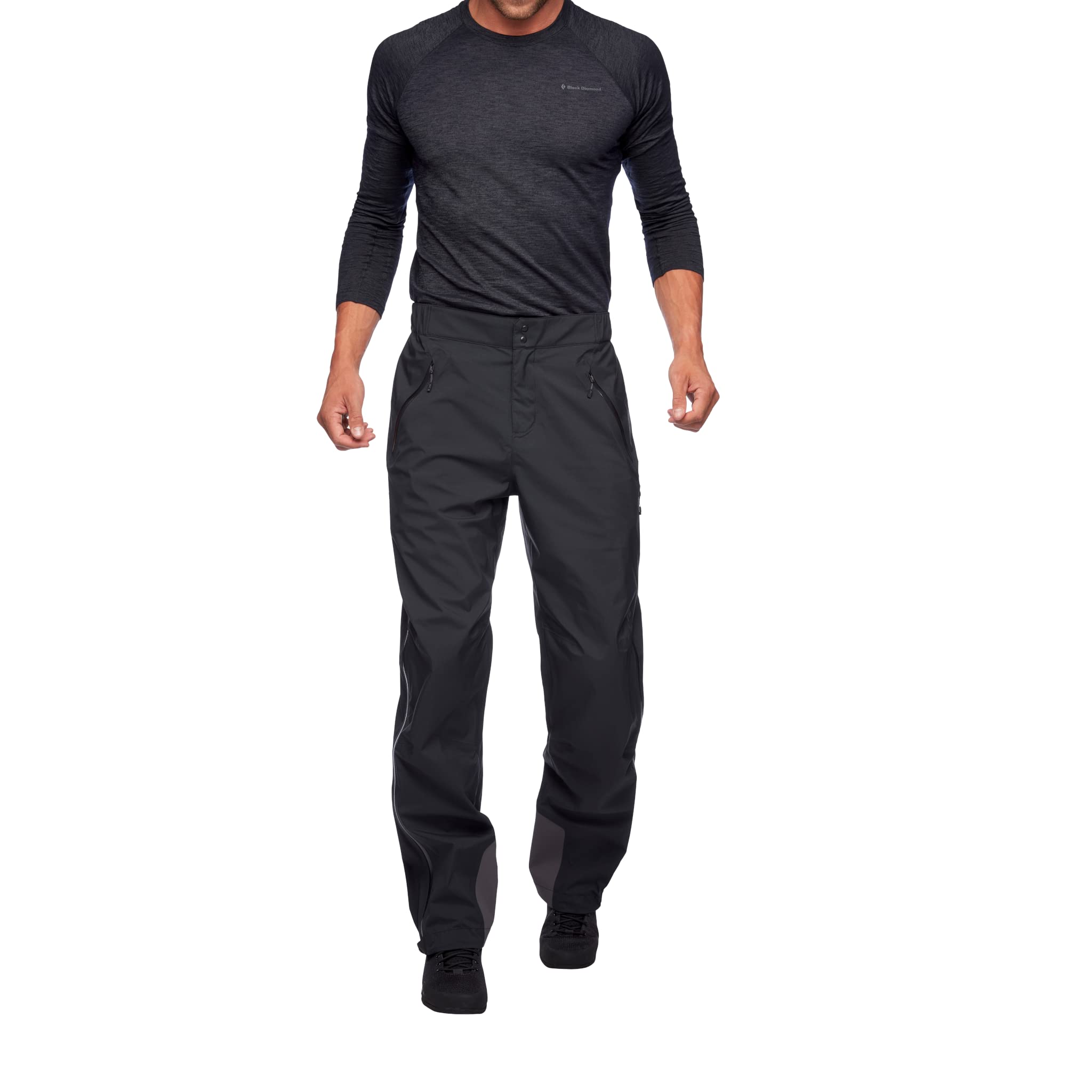 Black Diamond Equipment Men's Highline Stretch Pants - Hiking & Climbing Pants for Men - Durable Outdoor Adventure Pants - Black (Perfect for Rock Climbing, Hiking & Outdoor Activities)