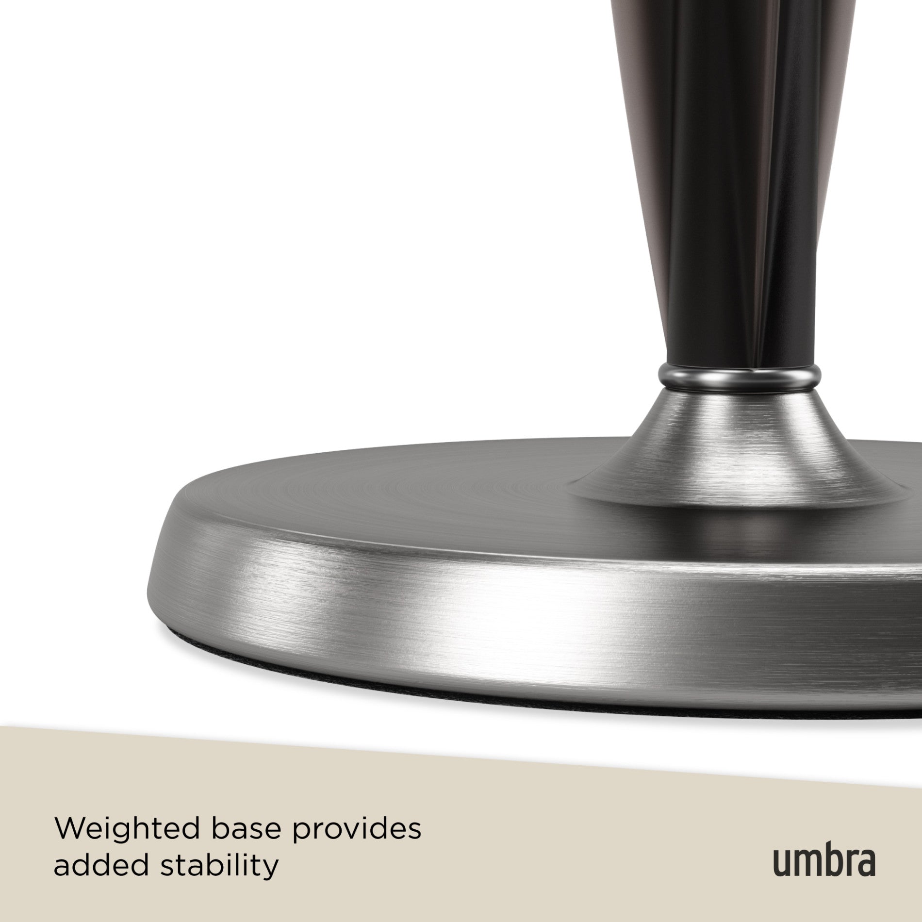 Stainless Steel Tug Paper Towel Holder - Wall Mount or Countertop - Perfect for Kitchen, Bathroom, and Office Use