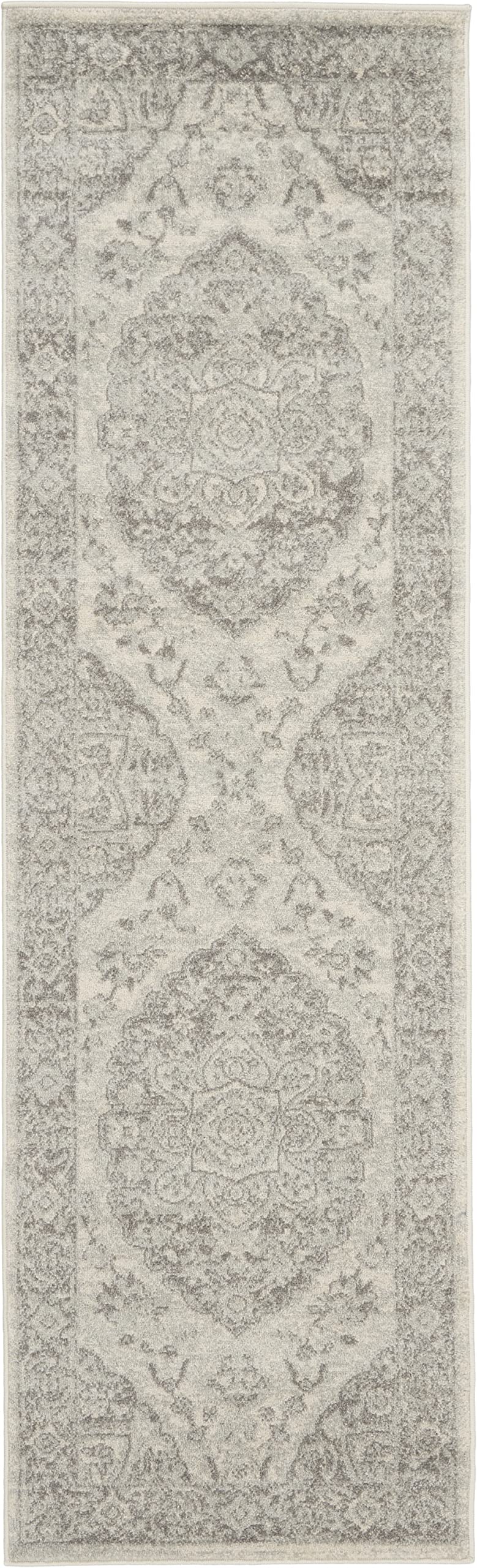 Nourison Tranquil Traditional Ivory/Grey 2'3