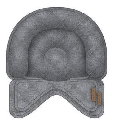 JJ Cole Infant Head Support Pillow - Soft & Comfortable Baby Neck Support for Car Seats, Strollers & Travel - Newborn Essentials for Safe & Cozy Napping