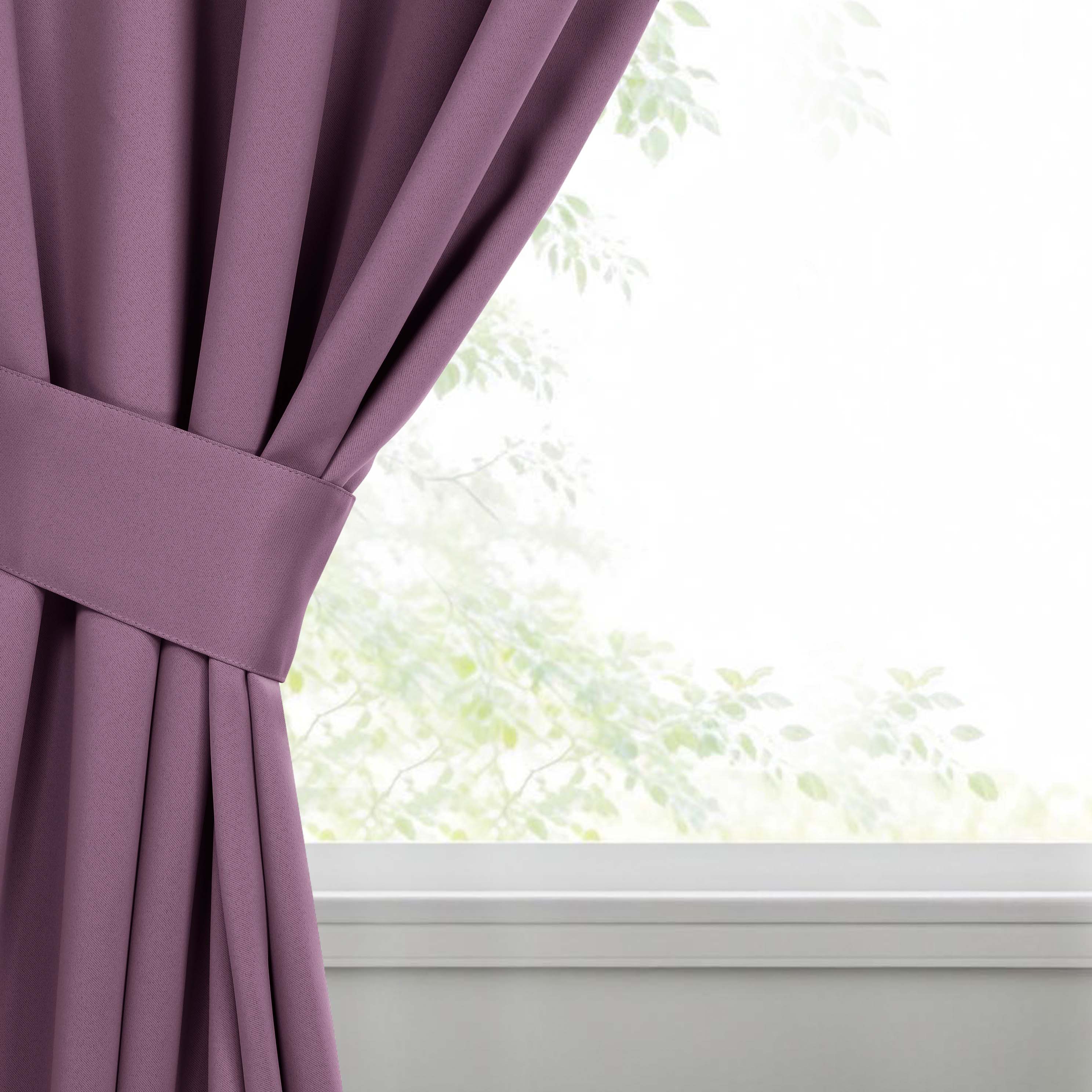 Premium Blackout Curtains Set of 2 - 100% Room Darkening, Machine Washable & Noise Reducing for Bedroom, Nursery & Home Theater