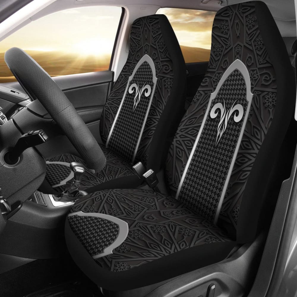 Premium Black & Grey Custom Dodge Ram Car Seat Covers - Perfect Fit for 4-Door Models (212603) | Durable Protection for Daily Commutes & Road Trips