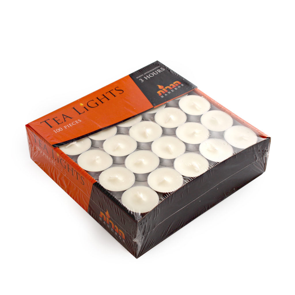 50-Pack 3-Hour Tea Light Candles in Bulk - Long Burning Small Candles for Weddings, Parties, Home Decor & Aromatherapy