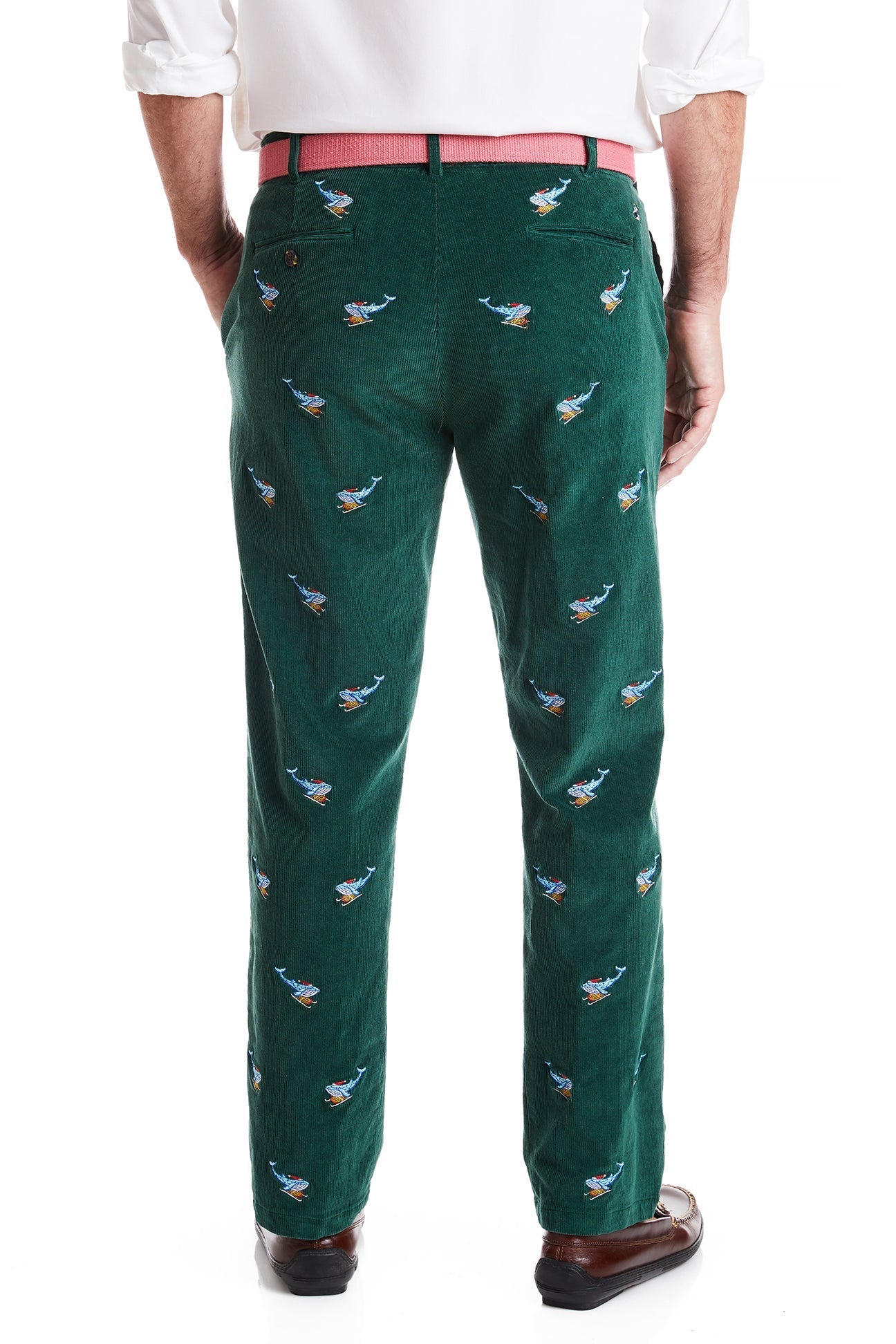 Beachcomber Corduroy Pants for Men - Classic Hunter Green Corduroy Trousers with Nantucket Style | Perfect for Christmas Sleigh Rides, Winter Outings & Casual Wear