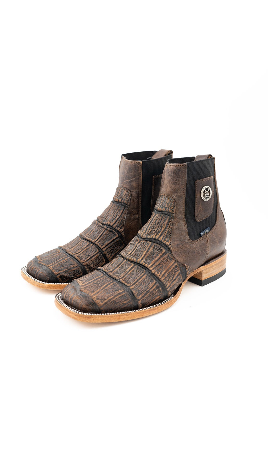 Matte Giant Gator Square Toe Boots for Men - Final Sale | Western Cowboy Boots, Comfortable Work & Outdoor Wear
