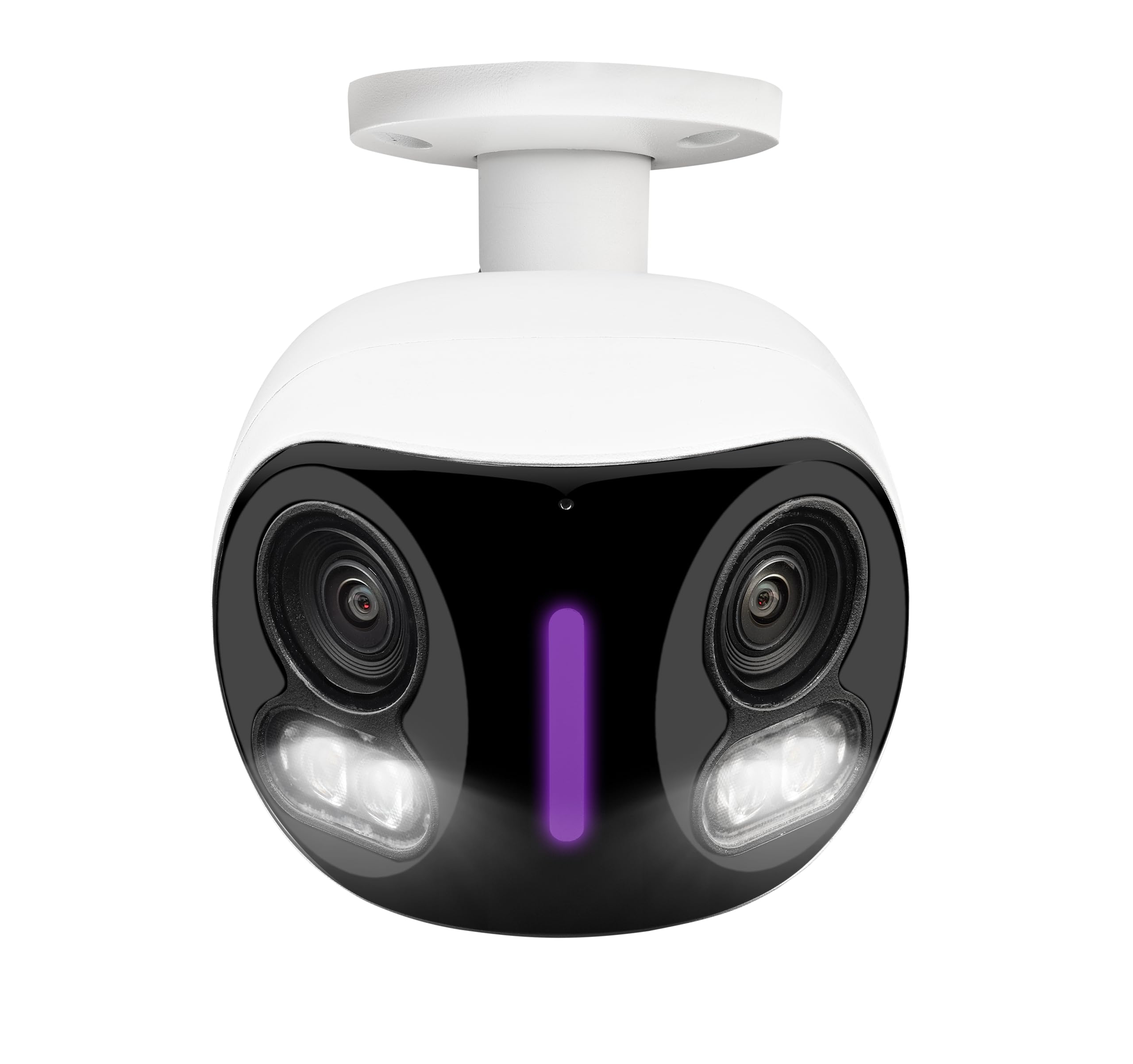 Lorex H20-4K IP Wired Dual Lens Add-On Security Camera with Smart Security Lighting & Motion Detection - Indoor/Outdoor Home Surveillance for Day & Night Protection