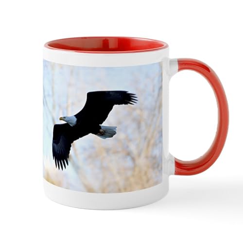 White/Red Inside - Bald Eagle Mugs