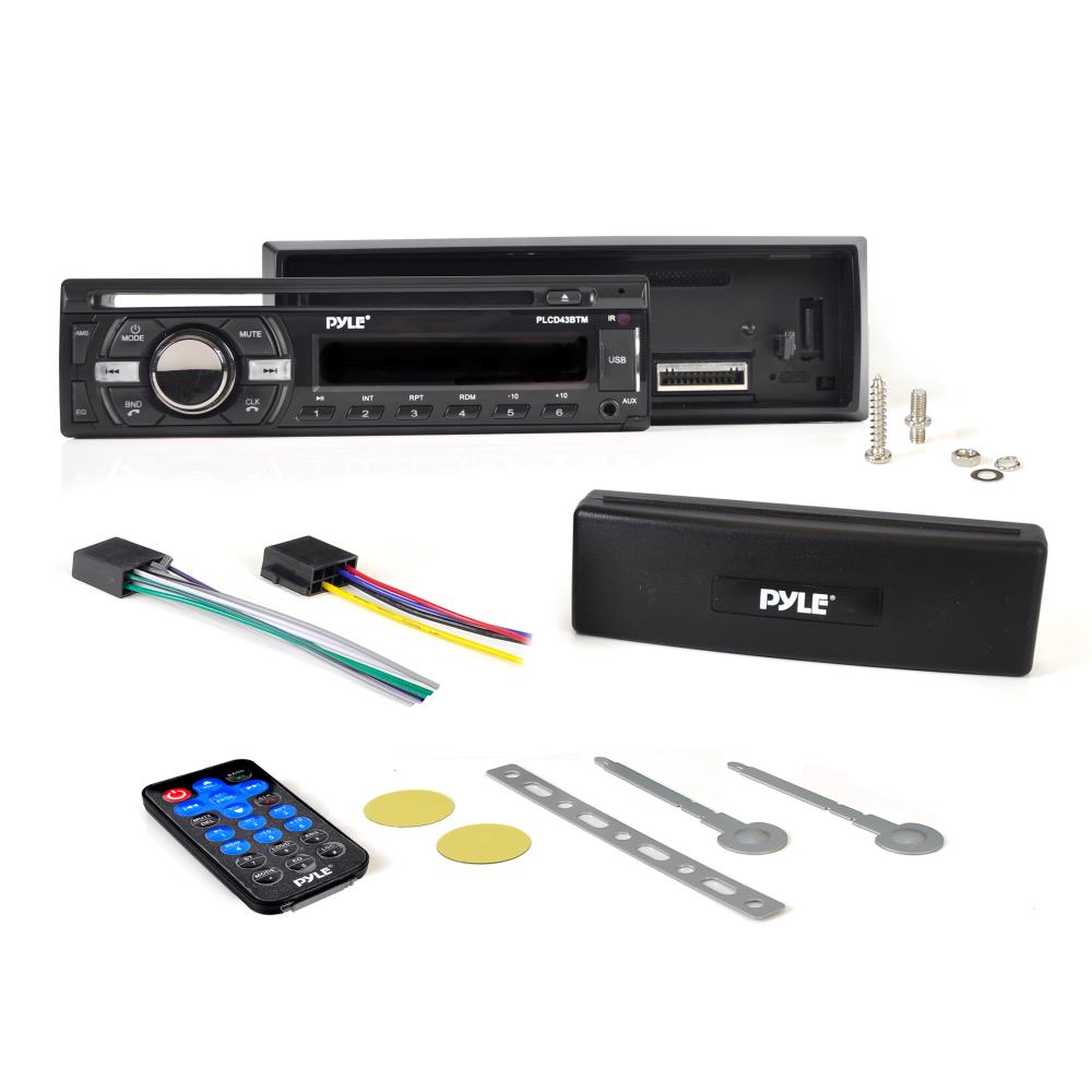 Wireless Bluetooth CD/MP3 Car Radio Receiver - Hands-Free Music Streaming for Cars, Home & Office | Compatible with iPhone, Android & All Bluetooth Devices
