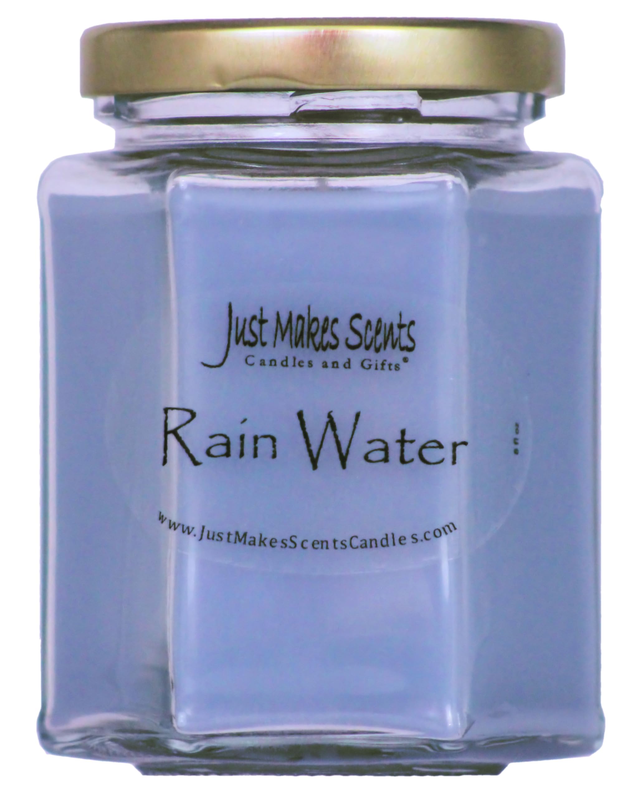 Just Makes Scents Rain Water Scented Soy Candle | Fresh & Clean Aroma | Hand-Poured in USA | Home Decor, Relaxation & Aromatherapy Gift