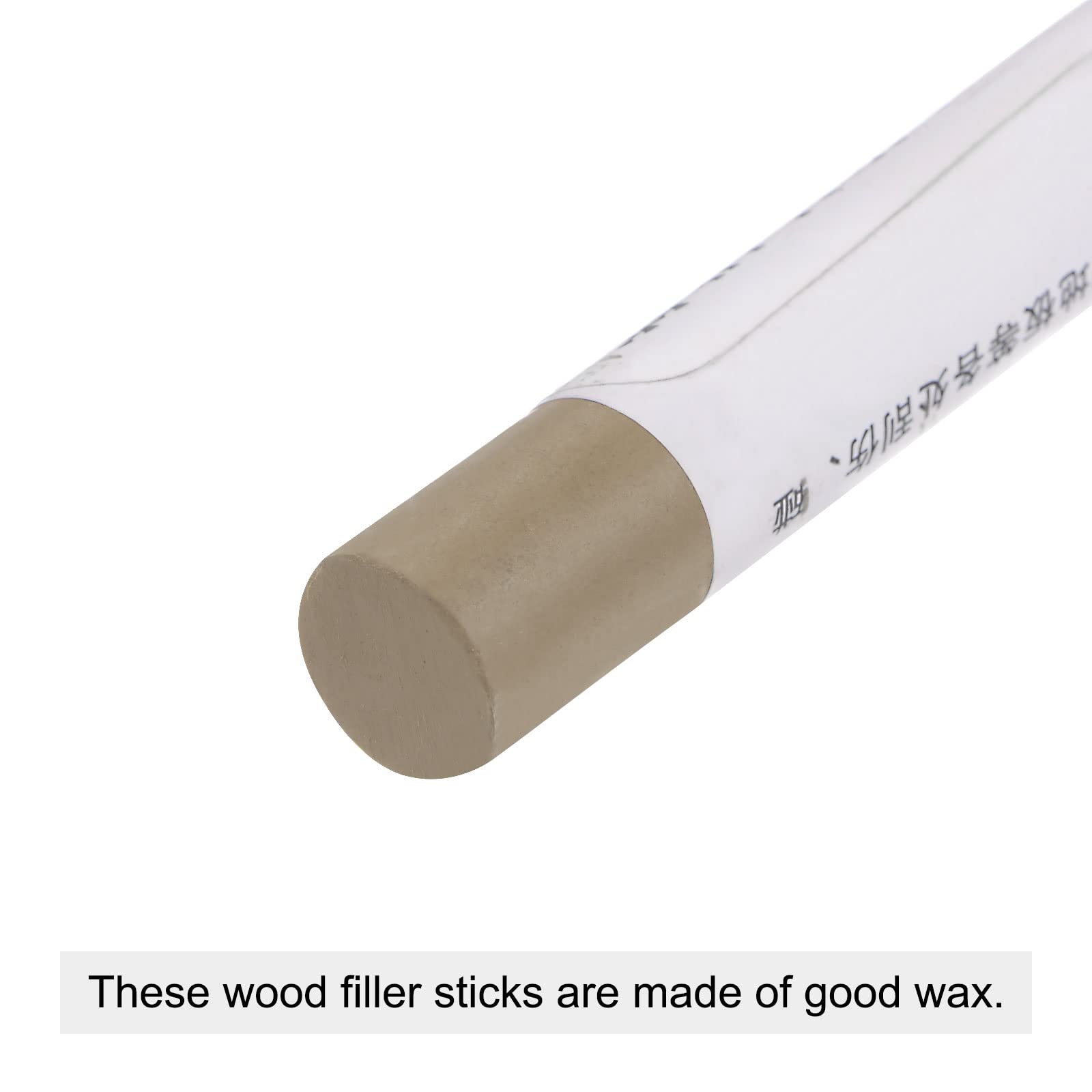 uxcell Wood Wax Filler Stick - Furniture Repair Crayons for Scratches & Holes - Wood Brown Touch Up Wax Paint Pens for Laminate Floors, Tables & Desks - Perfect for Home DIY Wood Restoration Projects