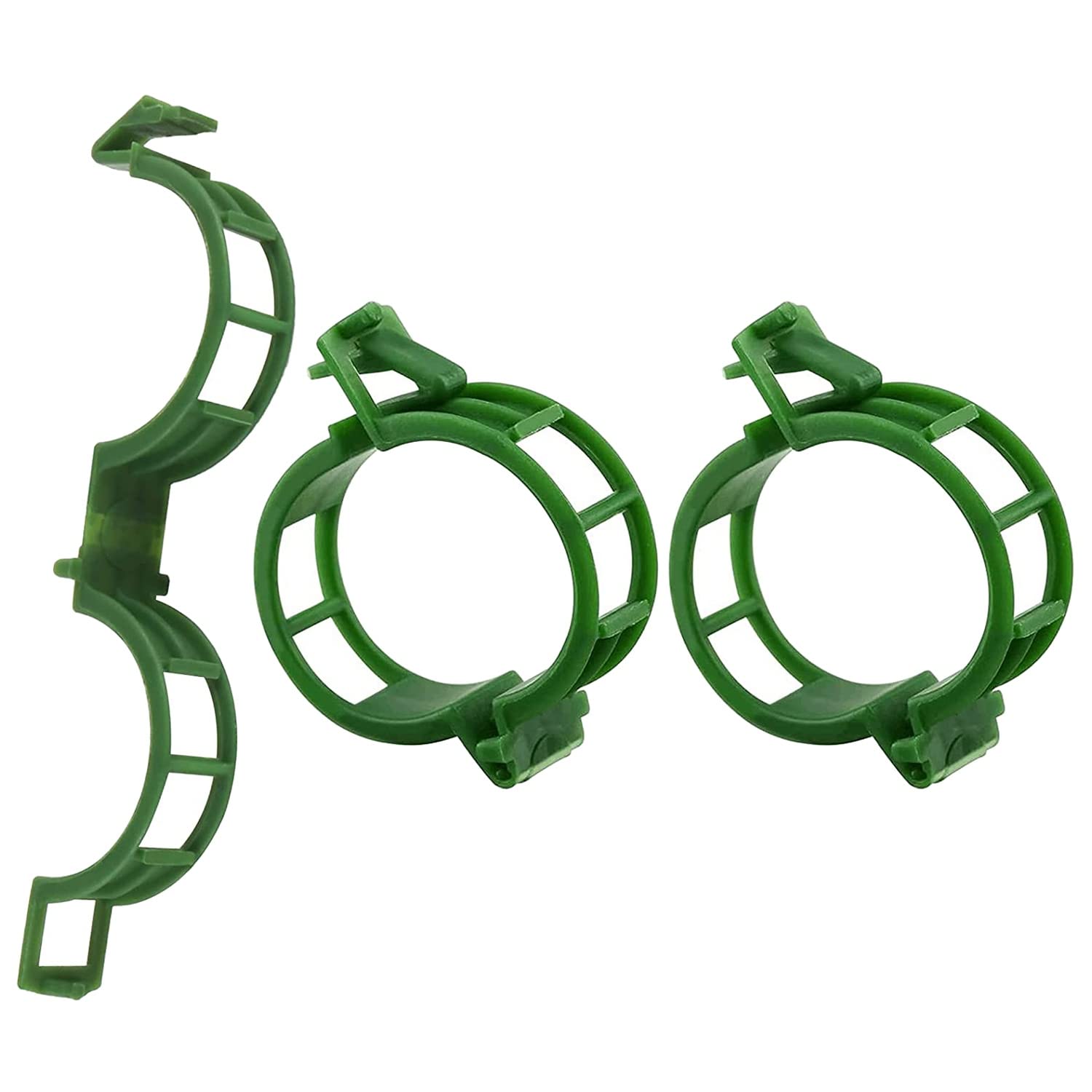 HAYLEY 300Pcs Reusable Plastic Plant Clips - Garden Support Clips for Tomato, Vegetable & Plant Grafting | Perfect for Home Gardening, Greenhouse & Indoor Plant Care