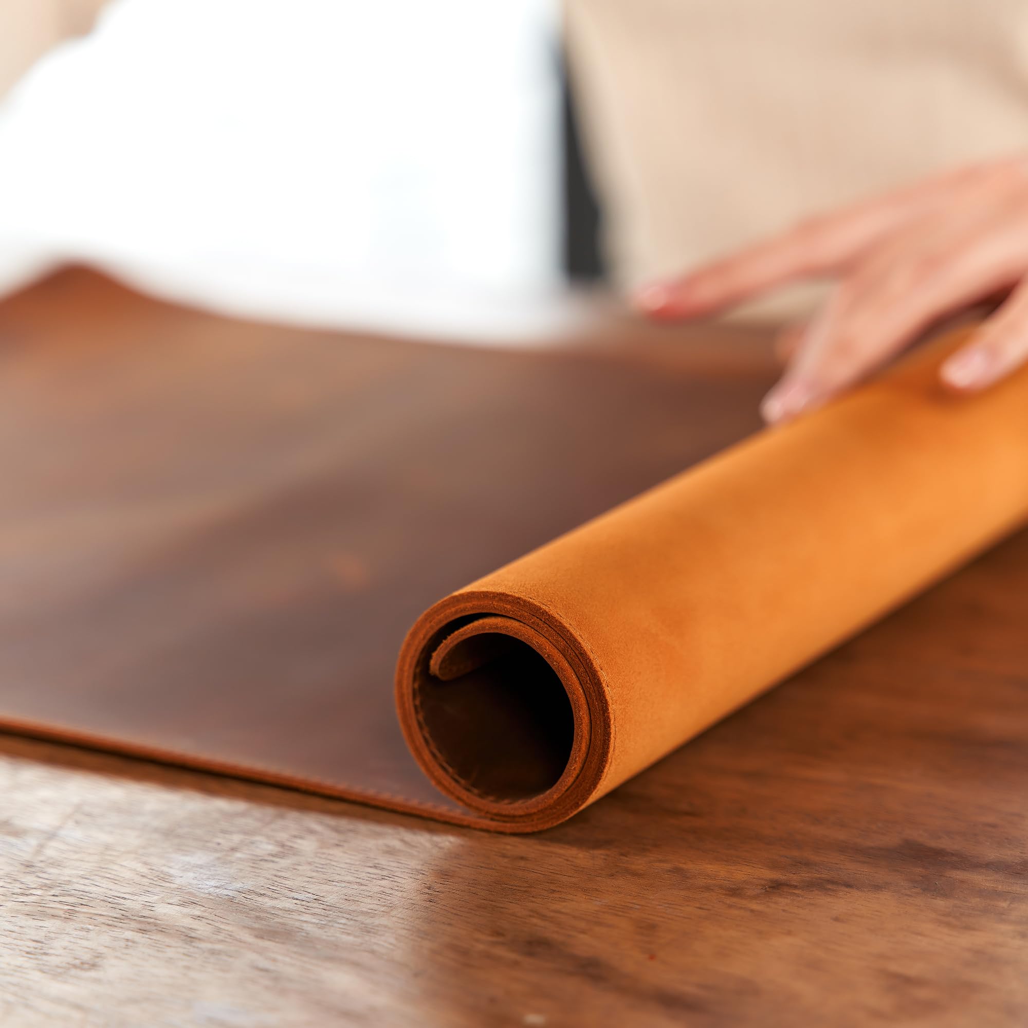 Premium Custom Handmade Leather Desk Mat 26