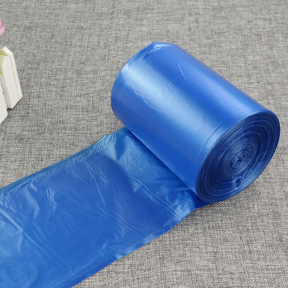 3 Gallon Trash Bags - Small Garbage Bags, Blue (120 Count) - Perfect for Bathroom, Office, Dorm & Car Waste Disposal