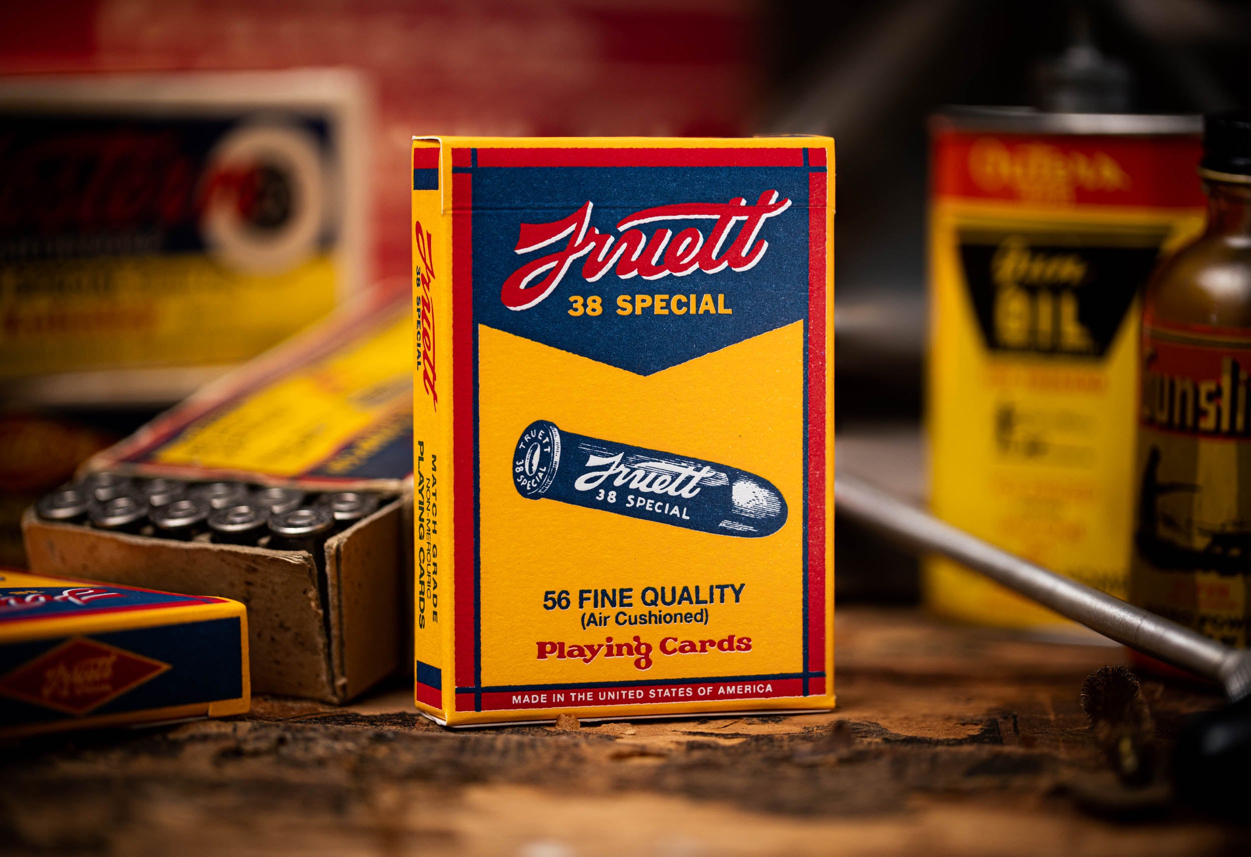 Truett 38 Special Playing Cards - Premium Deck for Poker, Blackjack & Magic Tricks - Perfect for Game Nights, Casino Parties & Cardistry Practice