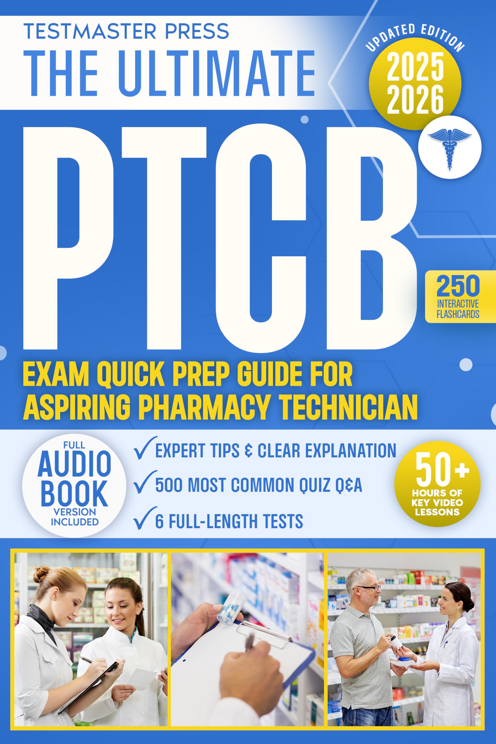 PTCB Exam Prep Guide 2024: Pass the PTCE Test in 7 Days with 500 Practice Questions & 6 Full-Length Tests | Expert Tips for Pharmacy Technician Certification | Study at Home or On-the-Go