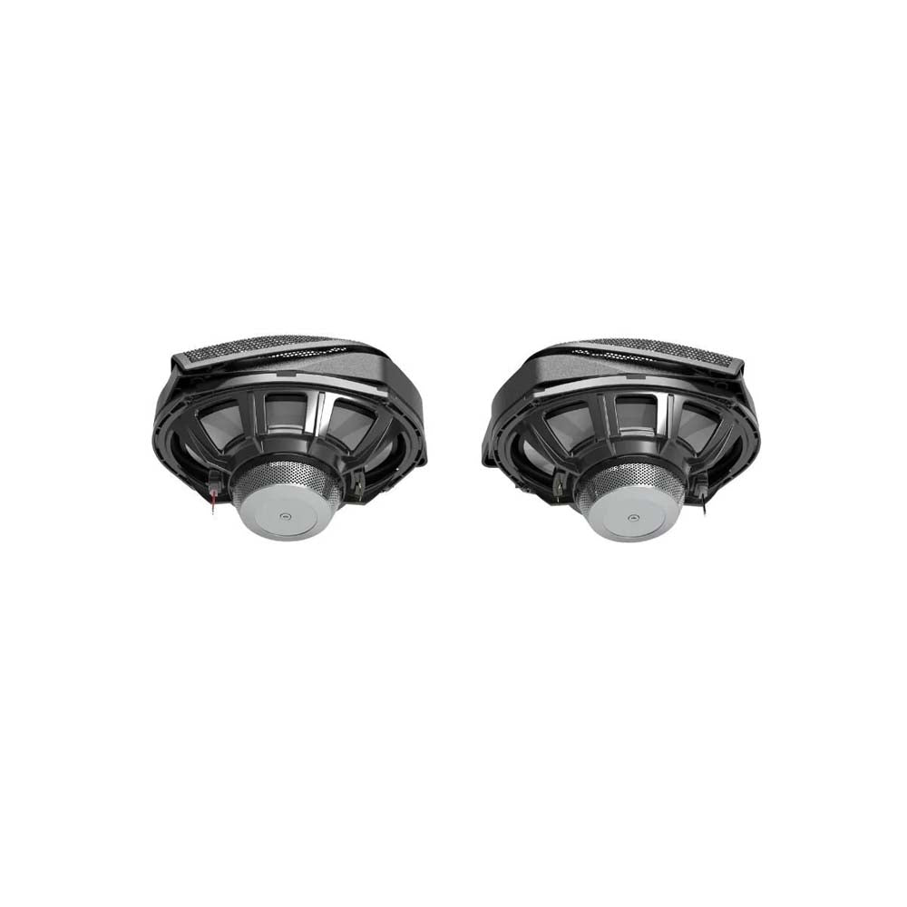 2014-2023 Harley Davidson® Cut In Lid Kit with Diamond Audio MSHXM692LK & HXM69F2 (2Ω) Speakers + MICRO2V2 2-Channel Class D Amplifier - Premium Motorcycle Audio Upgrade for Touring & Cruiser Bikes