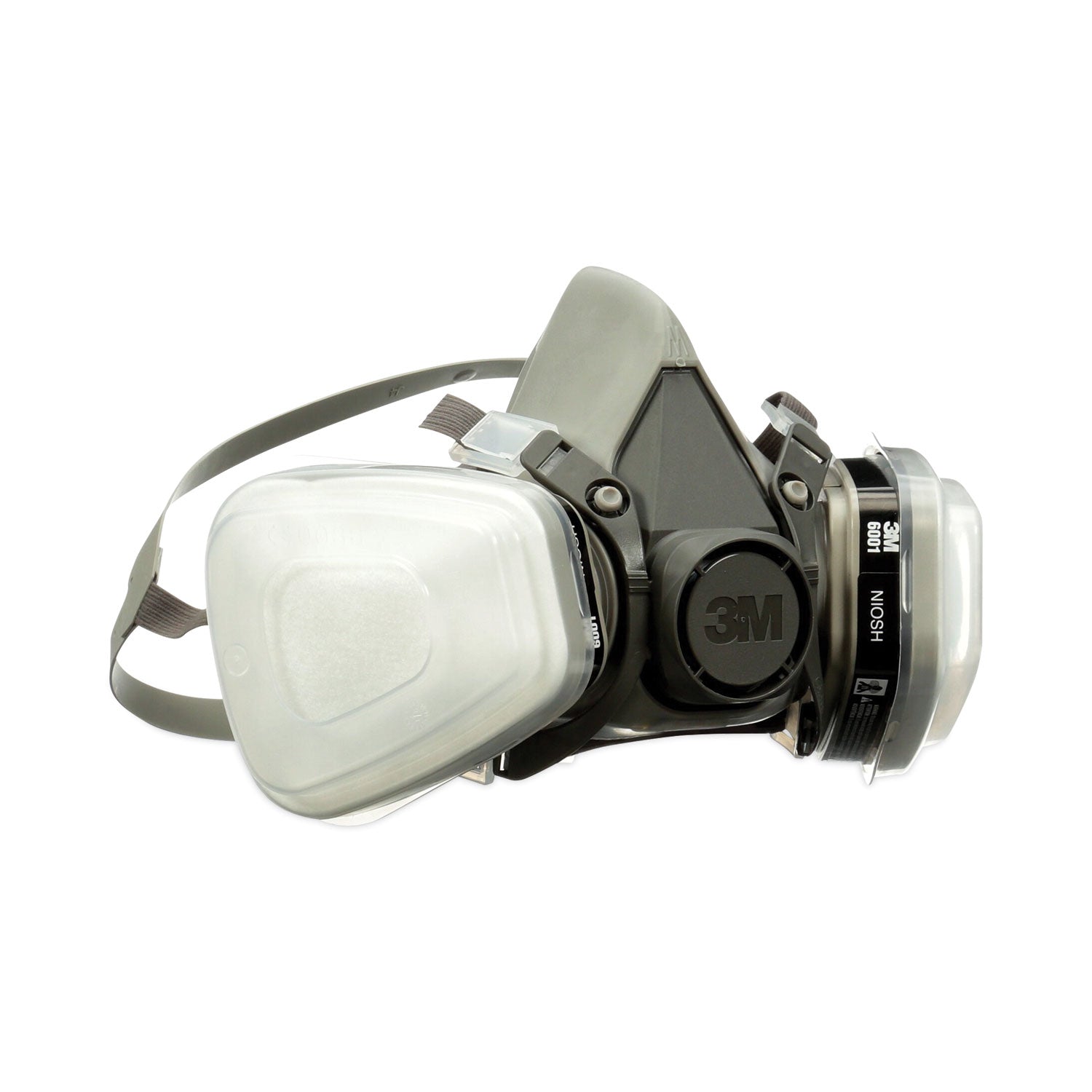 3M™ Half Facepiece Respirator for Paint Spray & Pesticide Protection - Medium Size | Ideal for Painting, Woodworking, and Agricultural Safety