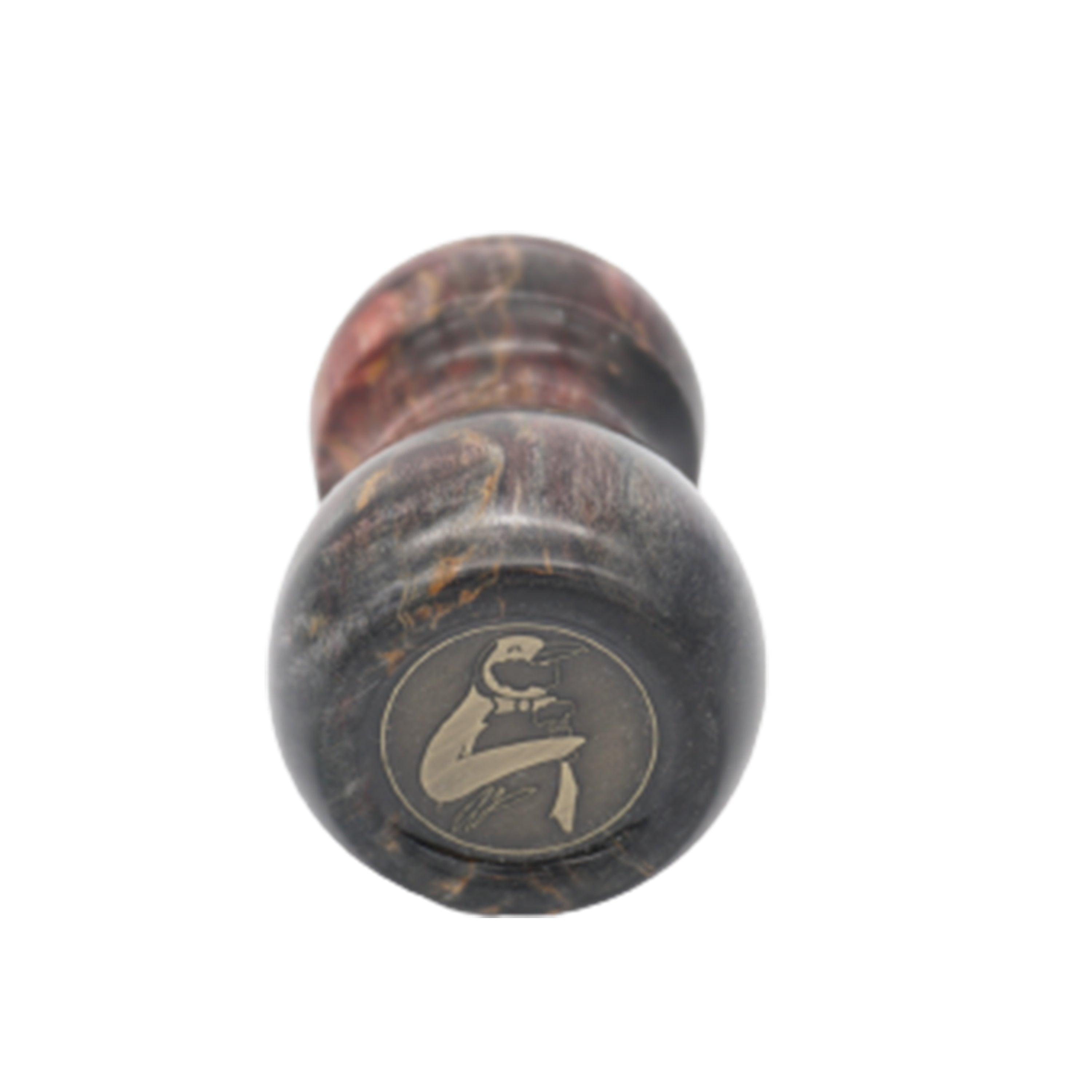 Premium Karelian Birch Stabilized Wood Handcrafted Shaving Brush Handle - Fits 24mm & 26mm Knots - Perfect for Wet Shaving & Luxury Grooming Gifts