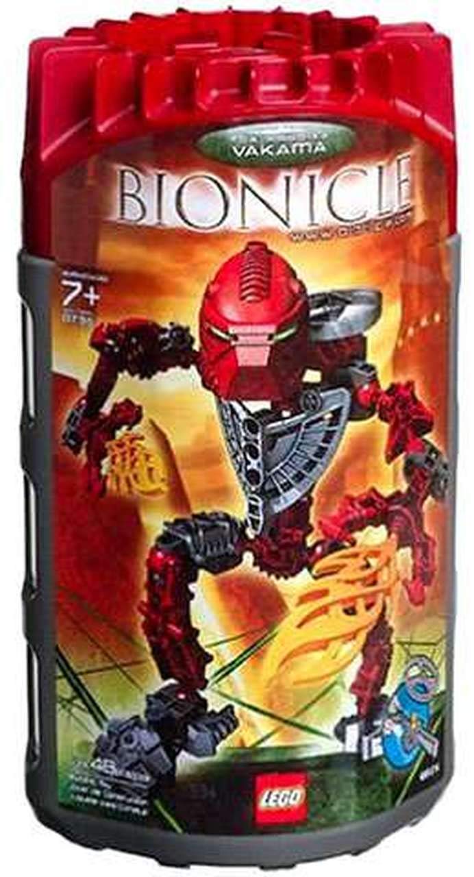 **LEGO Bionicle Toa Hordika Vakama Building Set (8736) – Red Hero Action Figure for Kids & Collectors – Perfect for Play, Display & Gifts**