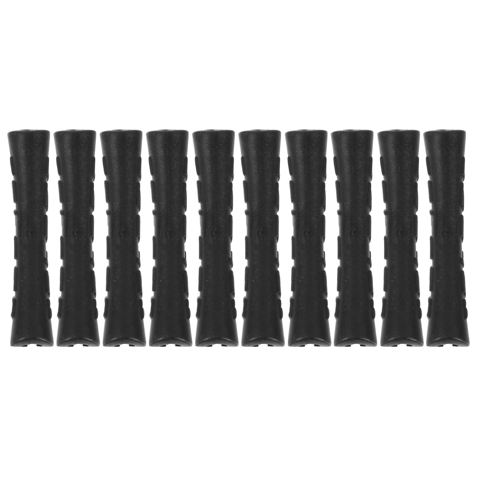 VICASKY 10Pcs Black Bicycle Cable Guide Pipe Cover - Front Fork Boot Tube Slider Protector for Bike Shift Line & Wire Protection | Durable Front Fork Cover for Mountain, Road & Commuter Bikes