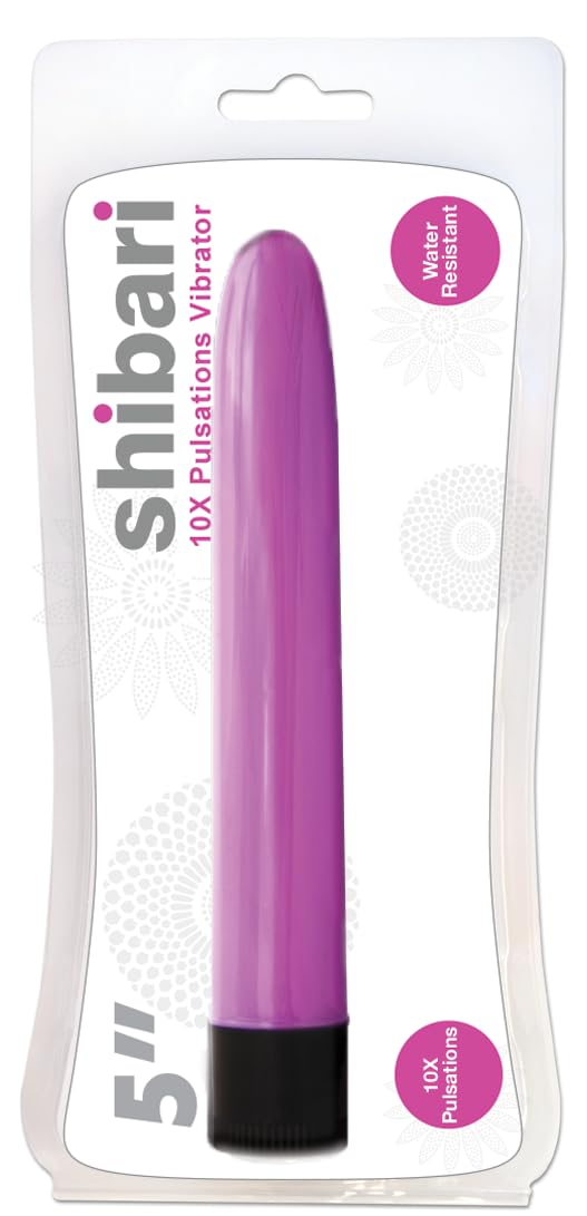 Shibari Classic Bullet Vibrator - 5 Inch Waterproof Wireless Clitoral & G-Spot Stimulator for Women - ABS Plastic Adult Sex Toy - Quiet & Rechargeable - Perfect for Solo Play, Couples & Sensual Massage (Pink)