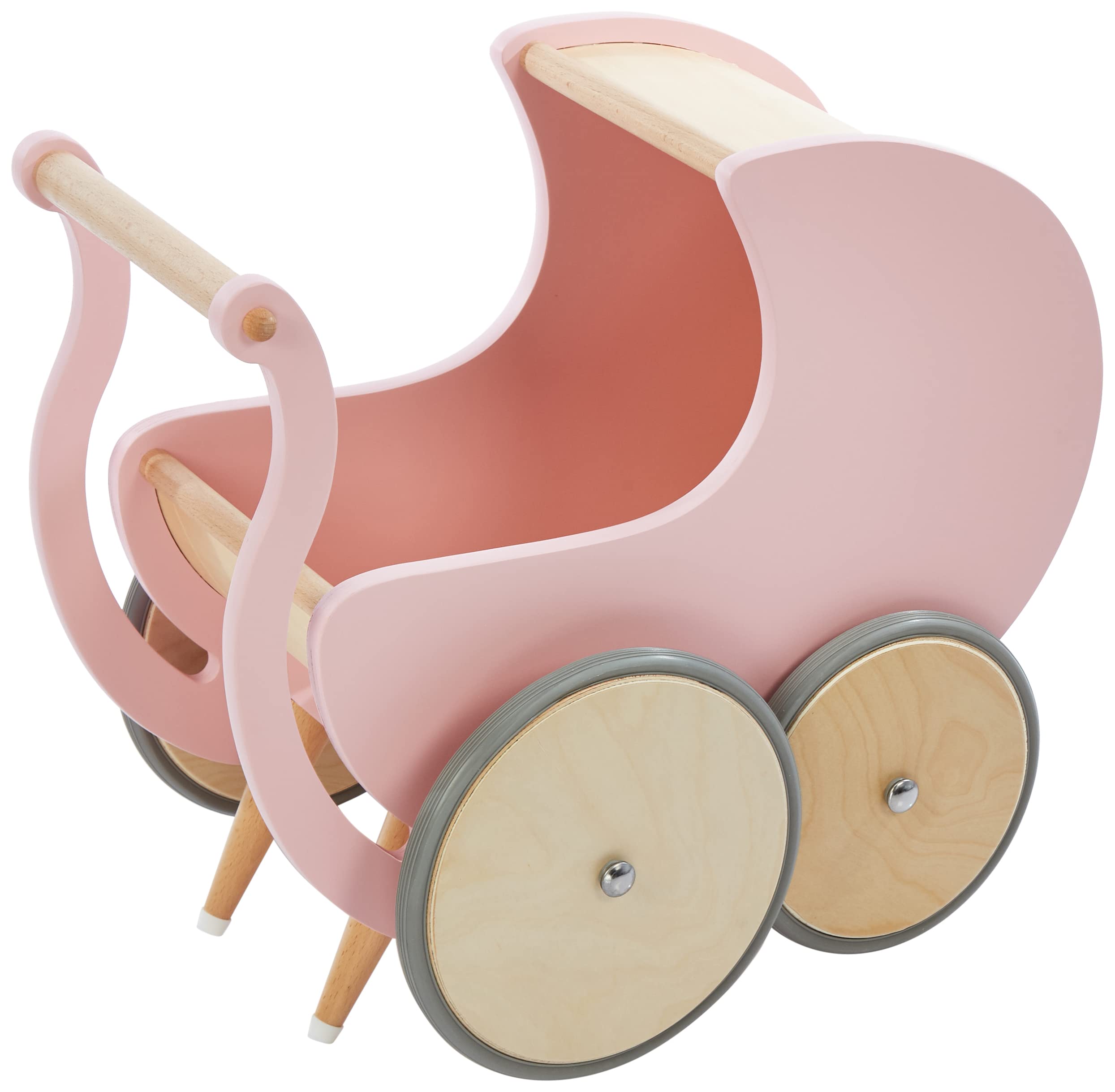 Kinderfeets Eco-Friendly 2-in-1 Baby Walker & Toy Stroller for Toddlers - Sustainable Wooden Push Toy for Early Walking Development | Perfect for Indoor Play & Outdoor Adventures