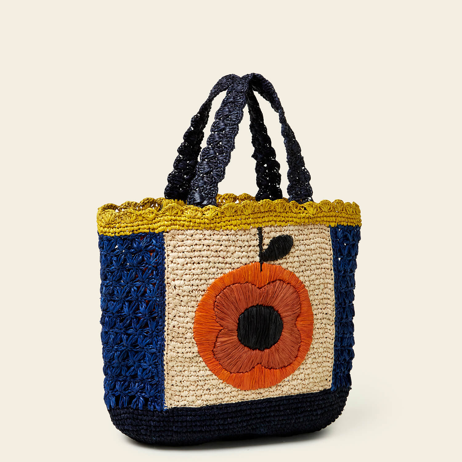 Stylish Orange Raffia Basket Bag - Handwoven Eco-Friendly Tote for Beach, Picnic & Summer Outfits