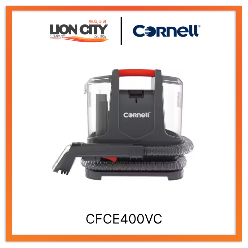 Cornell CFCE400VC Carpet & Stain Fabric Cleaner - Powerful Spot Remover for Upholstery, Carpets & Rugs - Ideal for Pet Stains, Coffee Spills & Tough Dirt