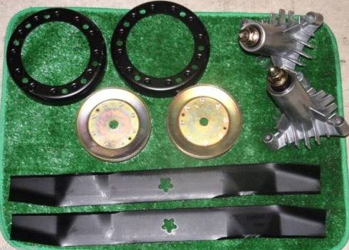 CRAFTSMAN 42-Inch Riding Lawn Mower Deck Rebuild Kit - Compatible with Models 130794, 134149, 138971, 173436 - Replacement Parts for Smooth Lawn Mowing & Maintenance