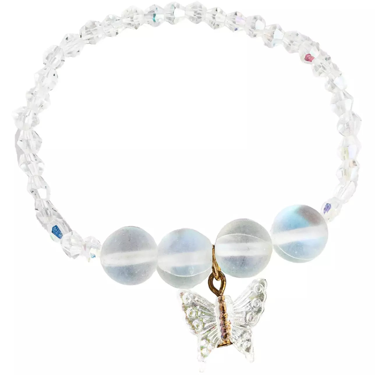 Elegant Holo Crystal Bracelet for Women - Rainbow Reflective Fashion Jewelry - Perfect for Parties, Gifts & Everyday Wear