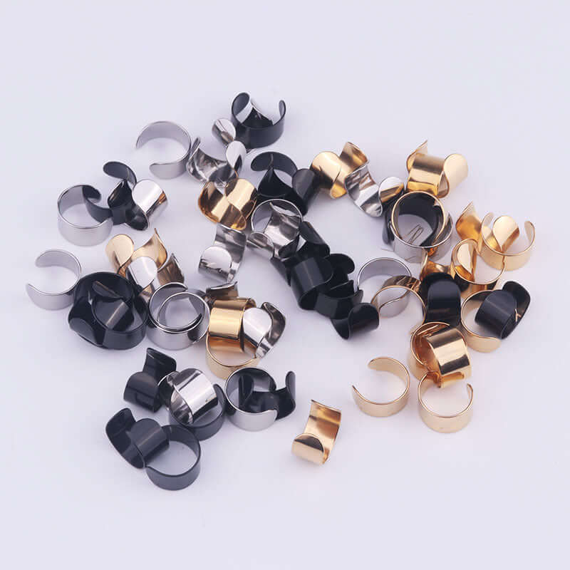 Minimalist Surgical Steel C-Shaped Ear Clip Ear Cuff for Women | ER8537 | Perfect for Everyday Wear, Parties & Special Occasions
