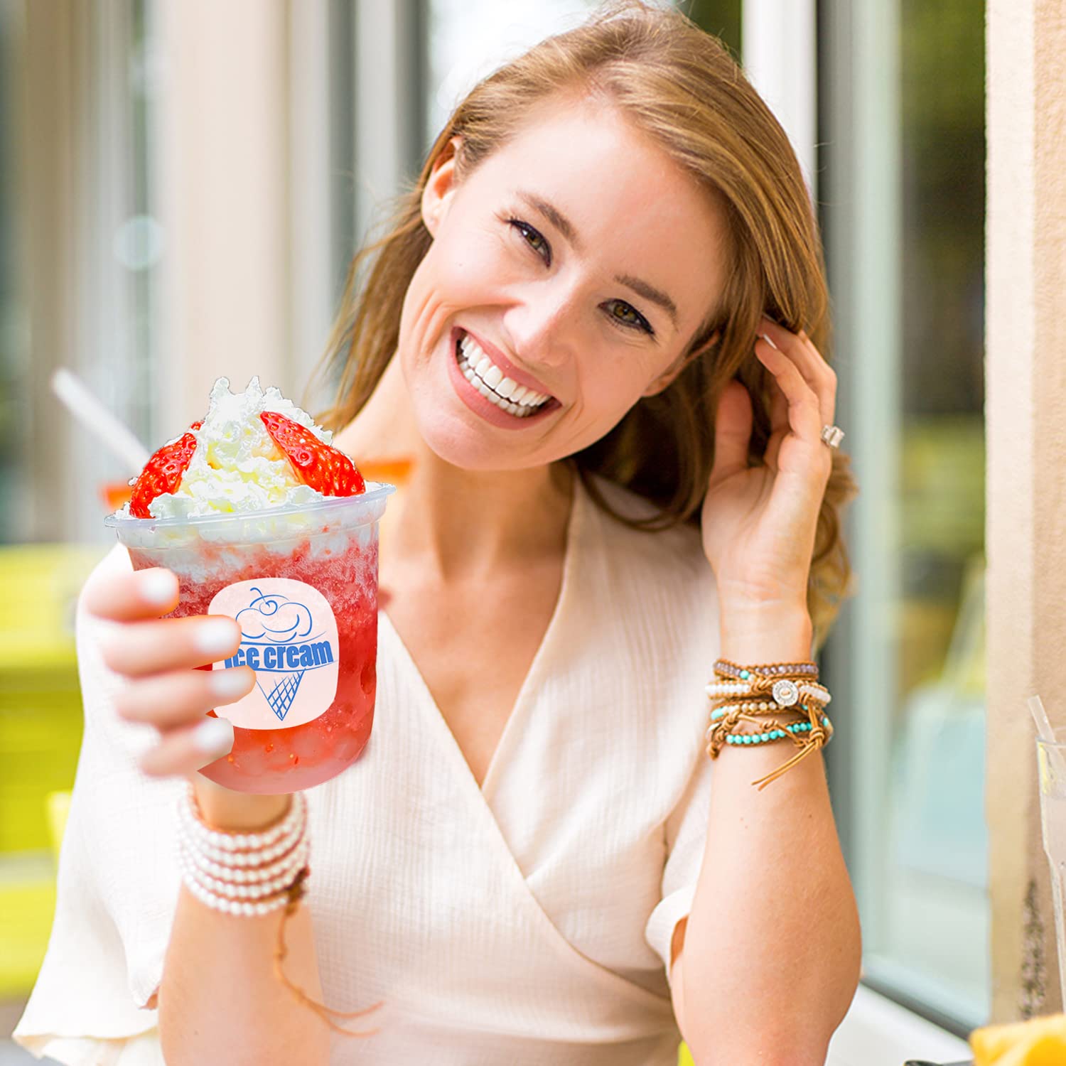 50 Pack 10oz Clear Plastic Cups with Dome Lids & Sporks - Disposable PET Parfait Dessert Cups for Pudding, Ice Cream, Yogurt, Snacks - Perfect for Parties, Catering, and Home Use