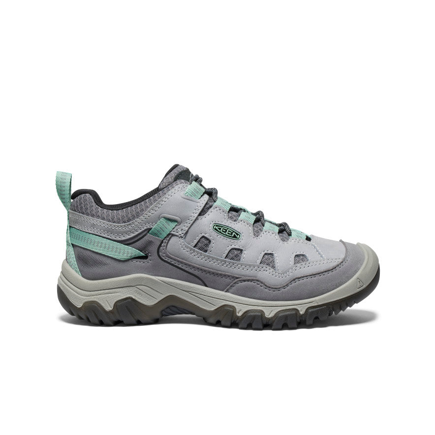 Women's Targhee IV Vented Hiking Shoes - Alloy/Granite Green | Waterproof & Breathable Trail Running Shoes for Outdoor Adventures, Hiking & Backpacking