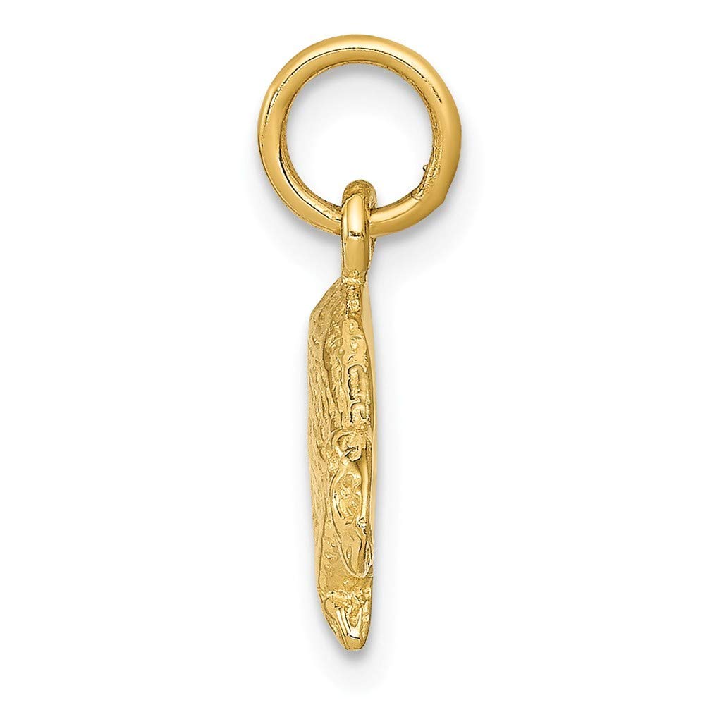 14K Yellow Gold Beaver Charm Pendant Necklace for Women - Roy Rose Jewelry | Perfect for Gifts, Birthdays & Everyday Elegant Wear