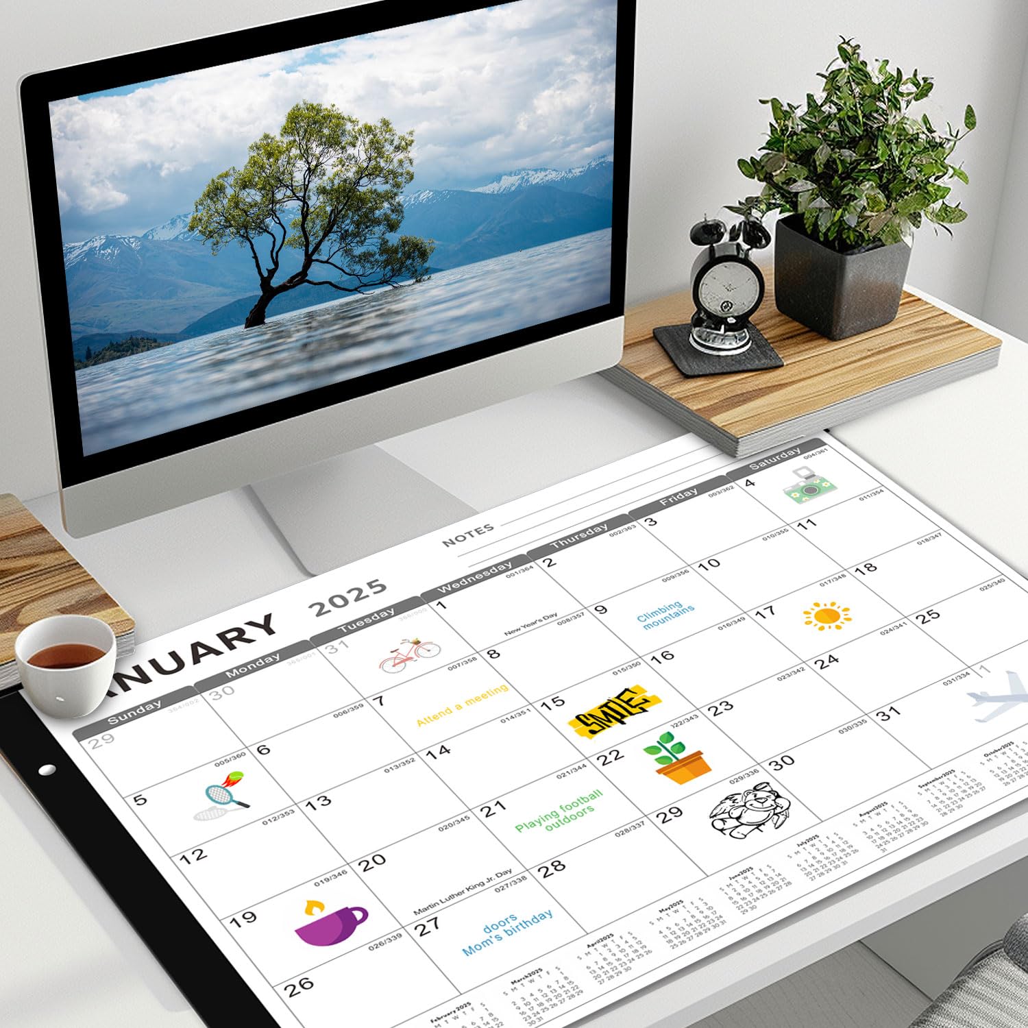 KOPEESY 2025-2026 18-Month Large Desk Calendar (Jan 2025 - Jun 2026) | 22