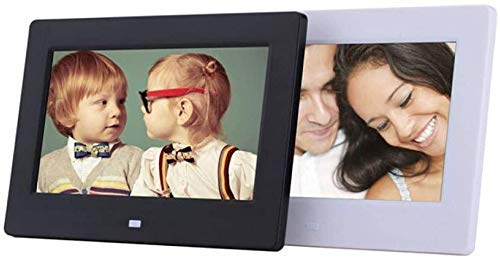 BINGQIAN 7 Inch HD LED Digital Picture Frame with Timer Switch - Electronic Photo Display for Home, Office, and Gift Giving