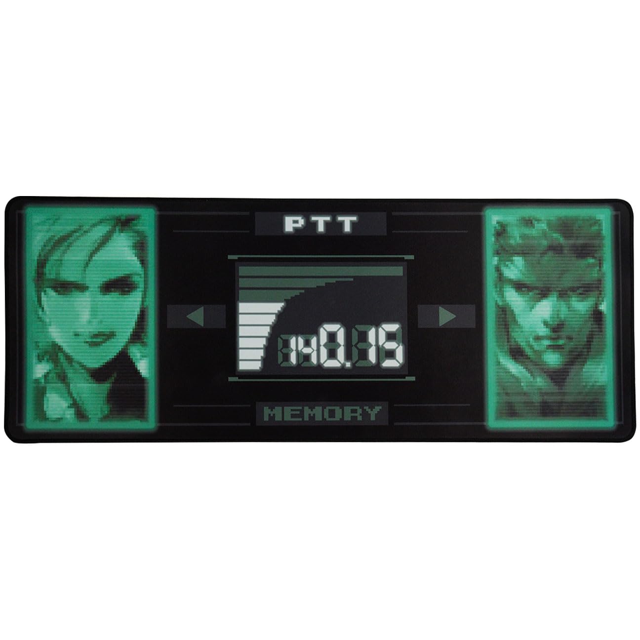 Metal Gear Solid XL Gaming Desk Pad & Coaster Set - Premium Mouse Pad & Drink Holders for PC Gamers & Office Workstations