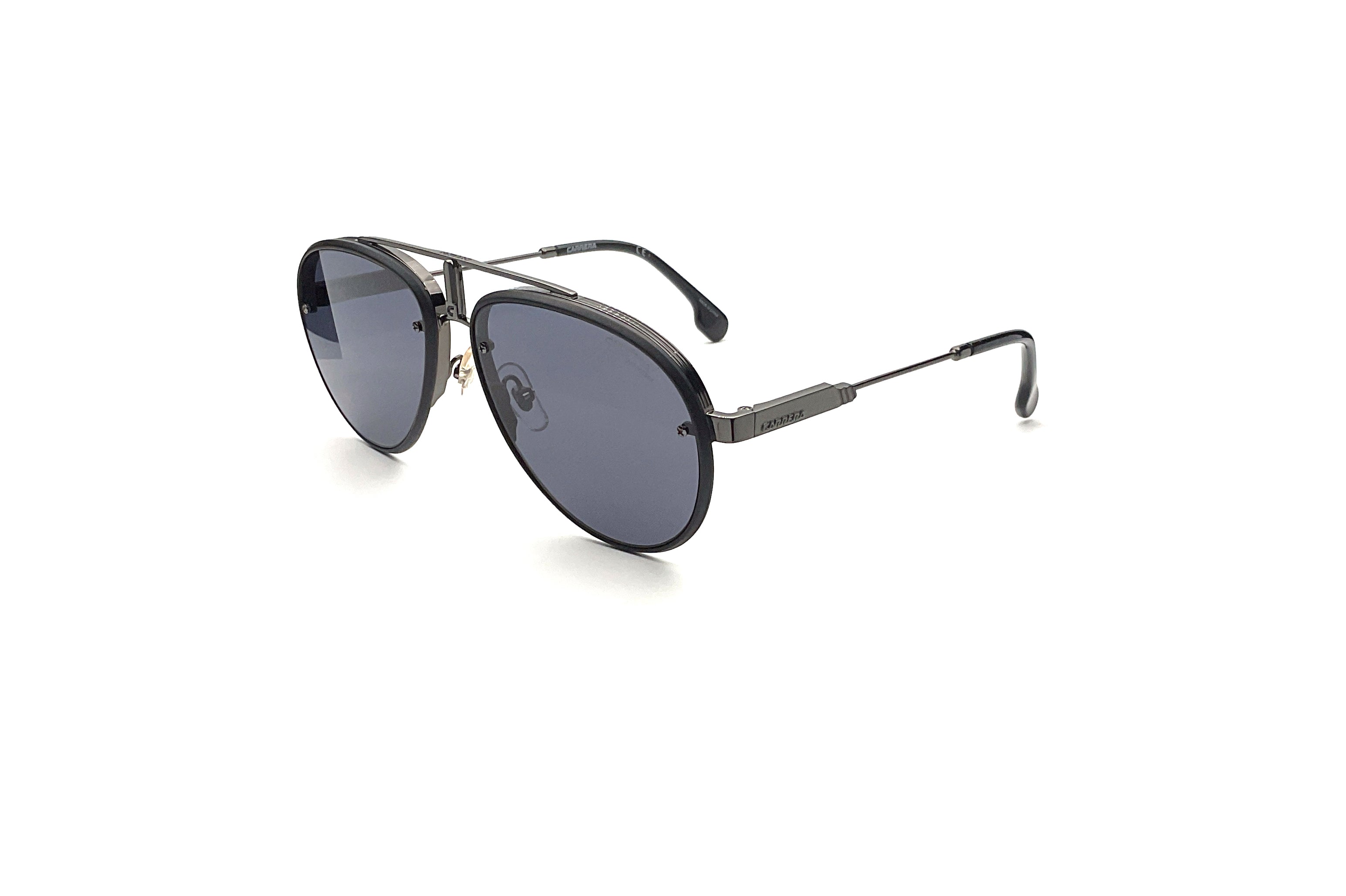 Carrera Glory Matte Black Sunglasses - Polarized UV Protection for Men & Women - Perfect for Driving, Running, and Outdoor Activities