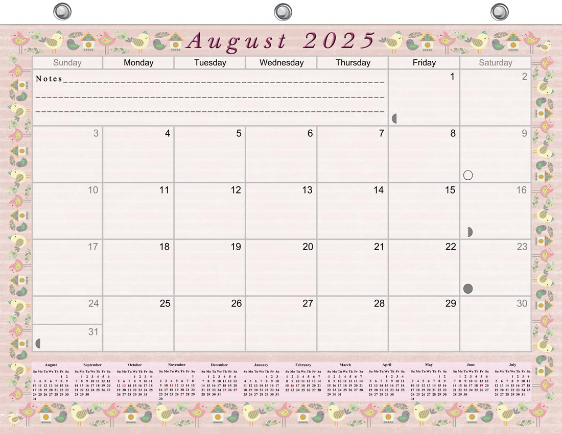 2025-2026 12-Month Student Academic Planner | Durable 3-Ring Binder, Desk & Wall Calendar | Perfect for College, High School & University | Back to School Supplies | Made in USA | Ideal for Homework Tracking, Exam Scheduling & Time Management