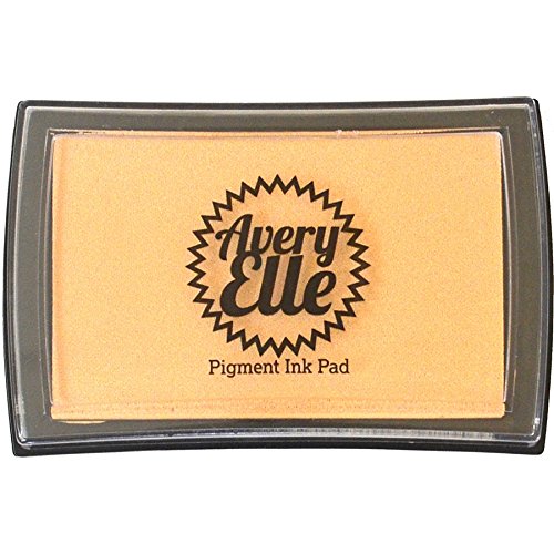Avery Elle Pigment Ink Pad - Linen Color for Stamping, Scrapbooking & Card Making | Acid-Free, Blendable & Long-Lasting Craft Ink