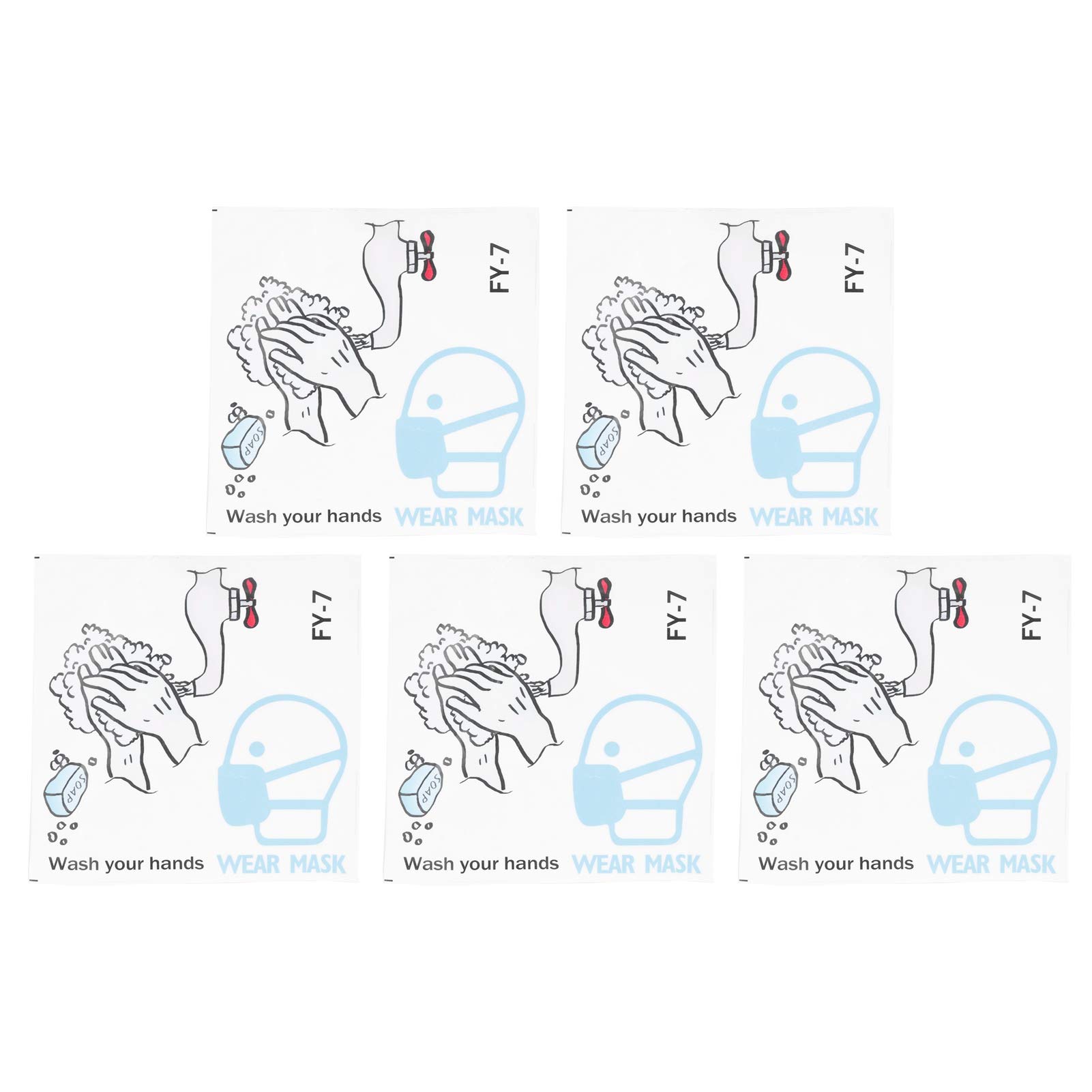 Ciciglow Reminder Wall Stickers - 5Pcs PVC Sign Stickers for Bakeries, Shopping Malls & Retail Stores - Durable Adhesive Labels for Doors, Windows & Counters