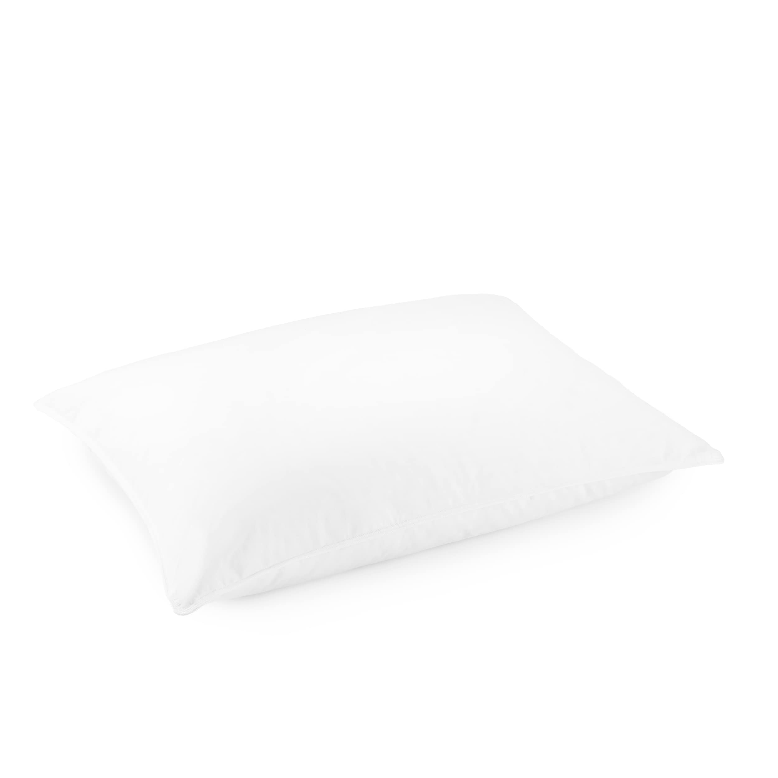 Premium White Goose Down Pillow - Medium Firmness Hotel Collection - Hypoallergenic 600 Fill Power (Standard 20x26 Inches) - Ideal for Back Sleepers & Neck Support - Luxury Bedding for Home, Travel & Guest Rooms