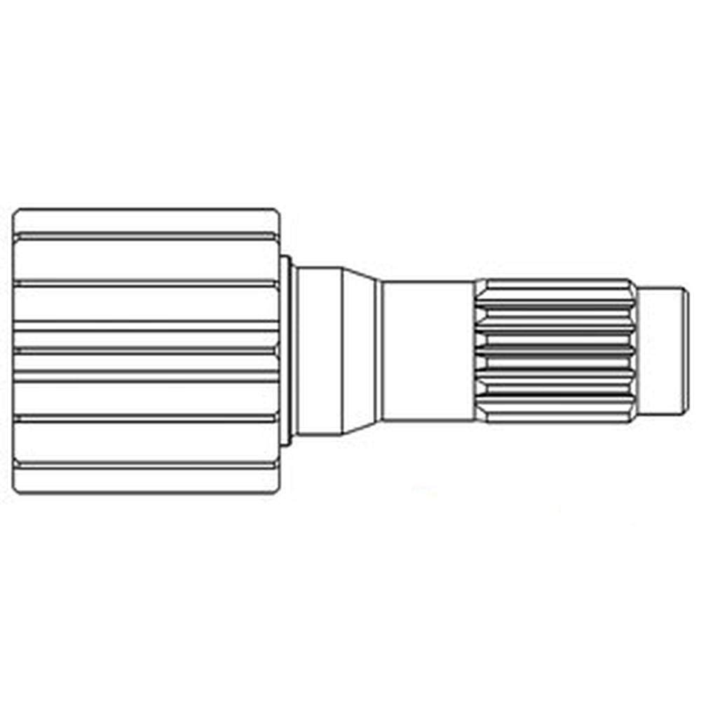 RAParts R113732 R43016 New Pinion Shaft 13 Teeth Replacement for John Deere 4520 4620 4630 7020 Tractors - Durable Agricultural Equipment Part for Farming & Heavy-Duty Applications