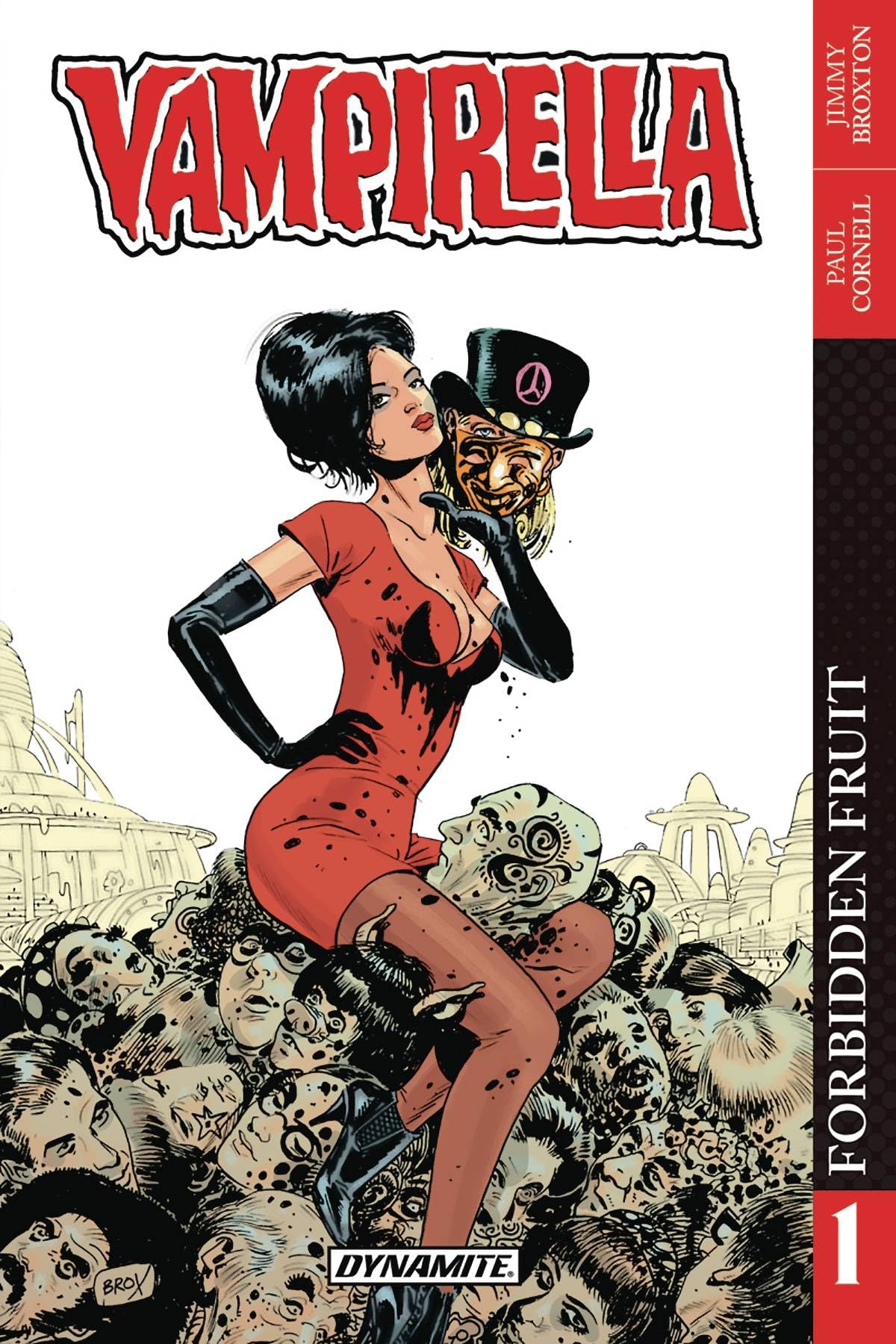 Vampirella Vol. 1: Forbidden Fruit Graphic Novel | Vampirella 2017 Trade Paperback | Horror Comic Book Collection | Perfect for Comic Fans & Halloween Reading