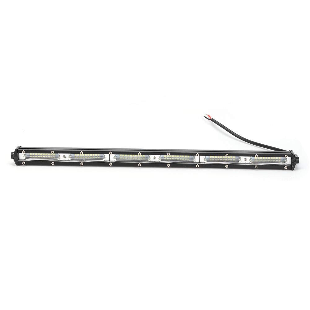 Suuonee 180W LED Light Bar - Universal Car & Boat Work Lamp with 60 LEDs - High Brightness Driving Light for Off-Road, Marine, and Emergency Use