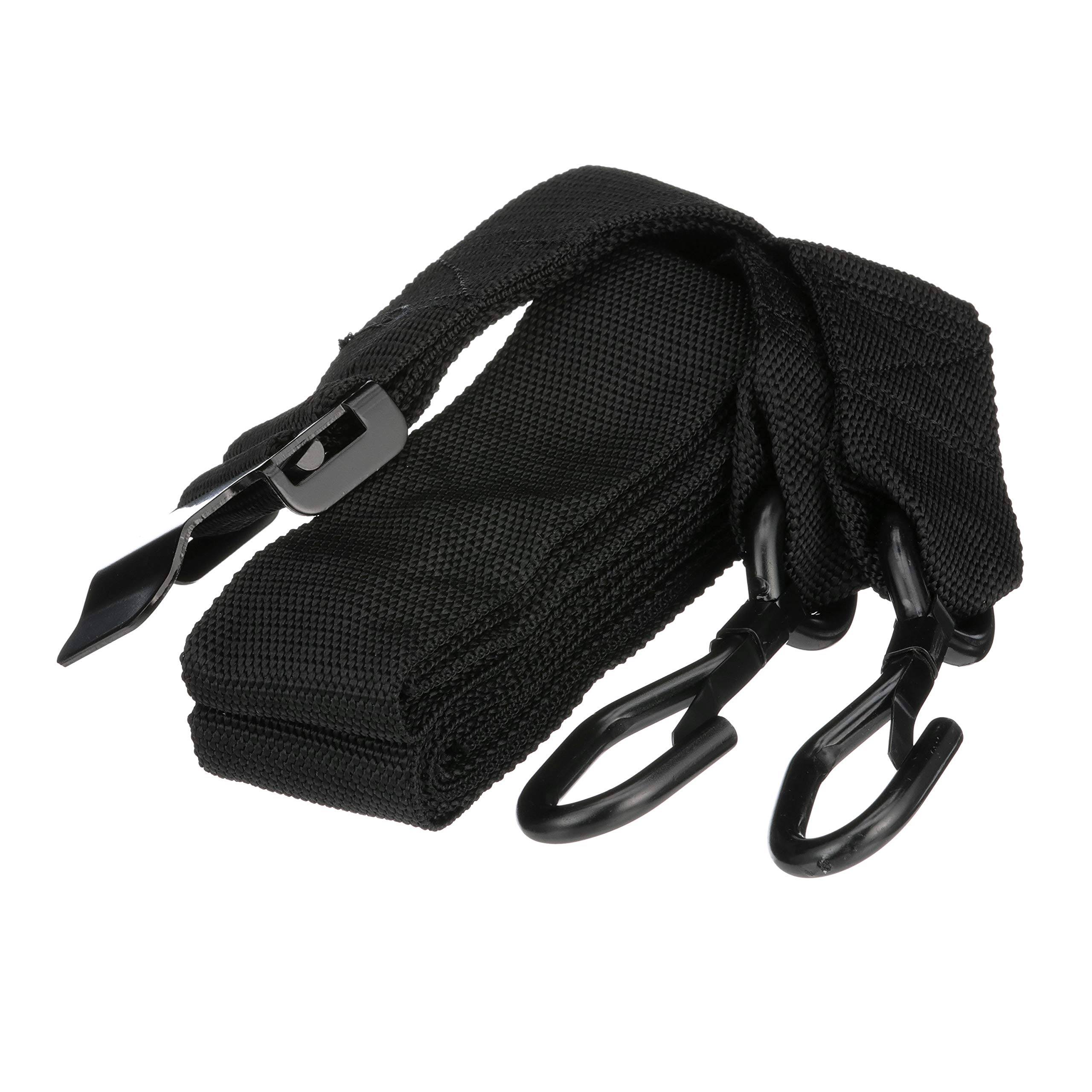Seachoice Gunwale Tie Down Boat Strap - 16 Ft Heavy Duty Marine Rope with Adjustable Hook - Secure Kayaks, Canoes & Jet Skis to Trailers - Black Boating Accessories for Water Sports & Outdoor Adventures